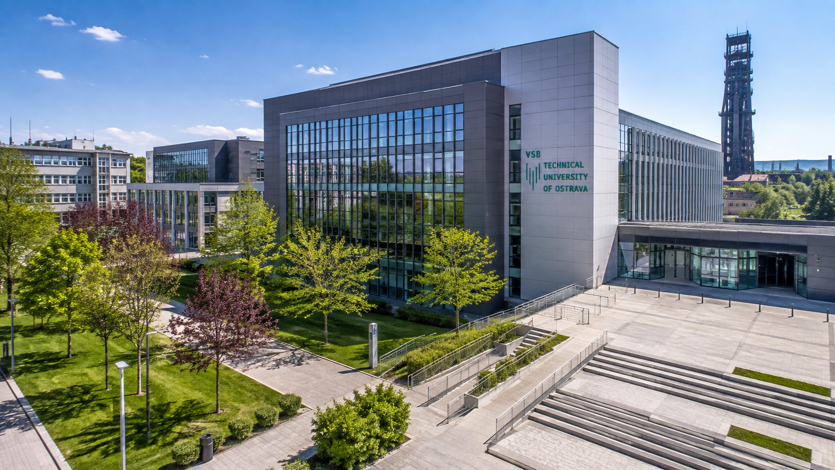 VSB Technical University of Ostrava campus in Czech Republic